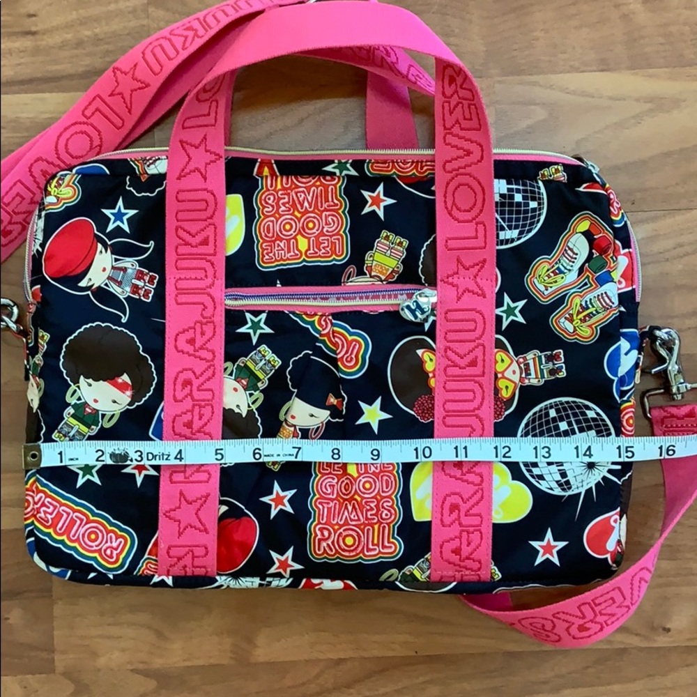 NWOT Harajuku Lovers Disco Roller Skate Laptop Bag - Picture 10 of 11